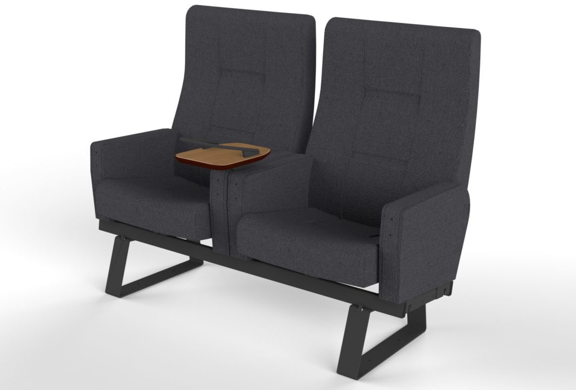 Skeie Solist Recliner - Solist table with railing