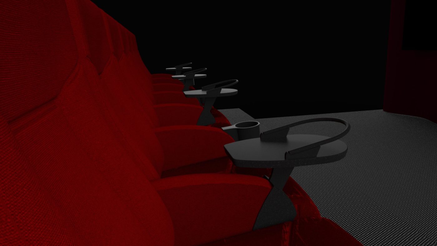 Skeie Sonate Recliner - Table with railing every second seat (03)